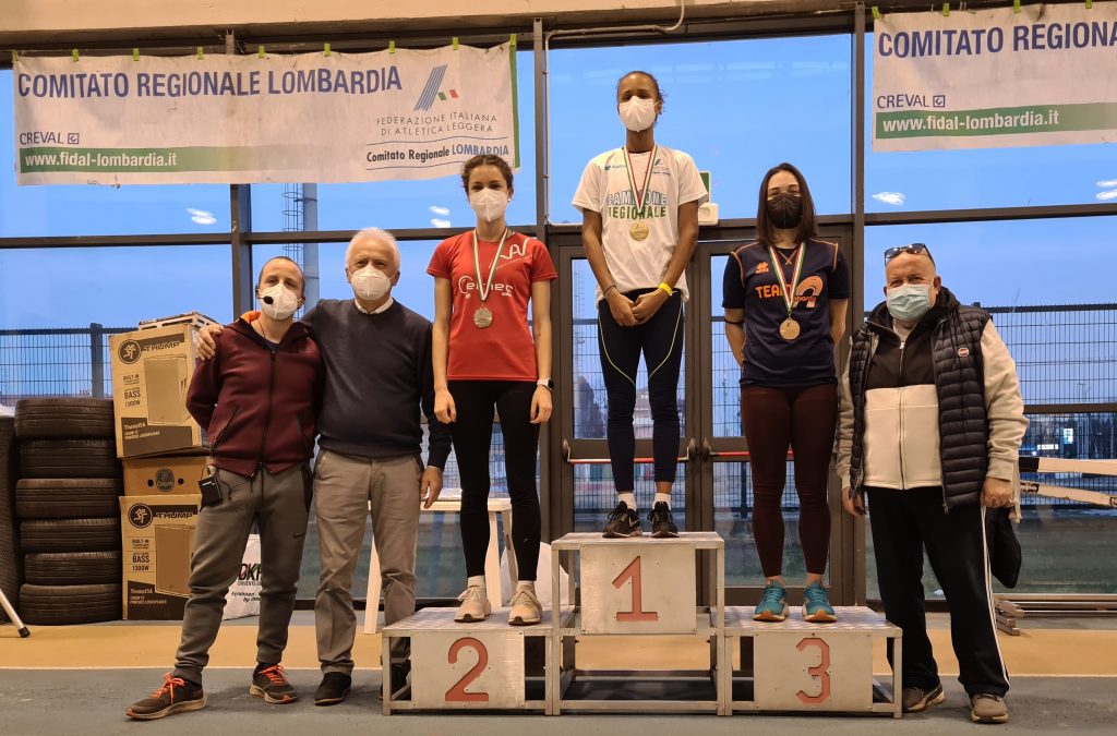 DENISE REGA DI BRONZO AI REGIONALI INDOOR NEL… SALTO IN LUNGO!